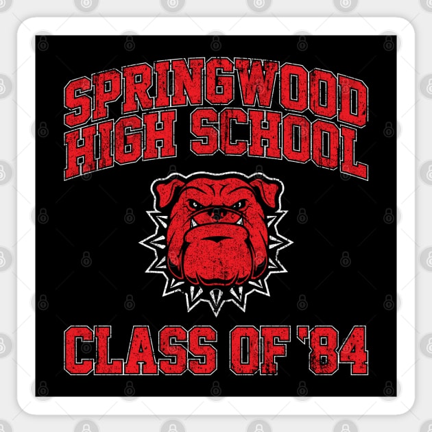 Springwood High School Class of 84 Sticker by huckblade